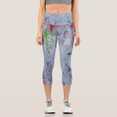 古いポスター冬は白い緑の灰色の赤に見える28 カプリレギンス (正面)