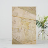 古いポストカード文房具 便箋 (スタンド正面)