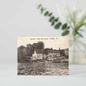 古いポストカード – お尻とオイスター、ピンミル、イプスウィッチ ポストカード (スタンド正面)