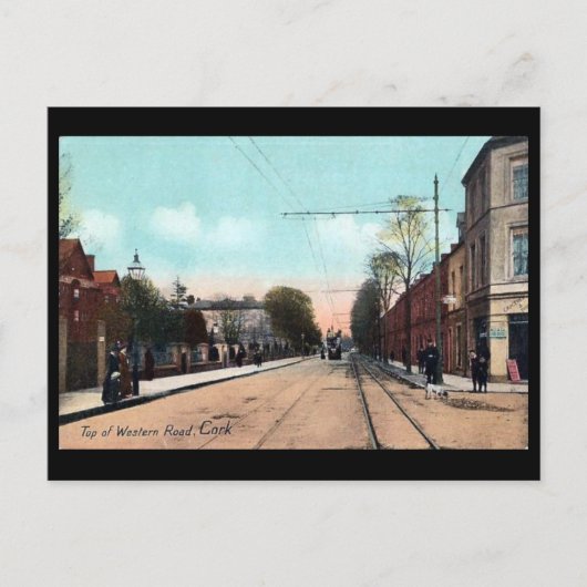 古いポストカード – アイルランドのコルク ポストカード (正面)