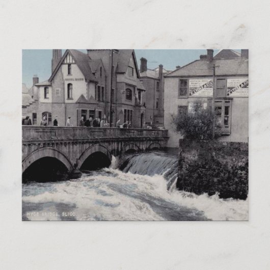 古いポストカード – アイルランドのスリゴ ポストカード (正面)