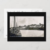 古いポストカード - アイルランド、ゴールウェイ州ラウンドストーン ポストカード (正面/裏面)