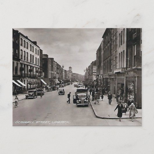 古いポストカード - アイルランド・リメリック ポストカード (正面)