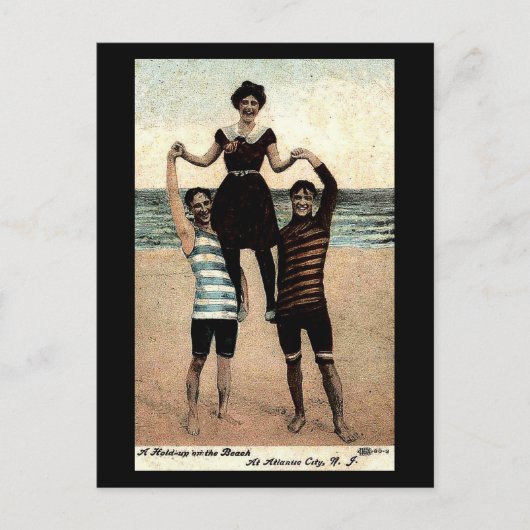 古いポストカード – アトランティックシティー、ニュージャージー州(アメリカ) ポストカード (正面)