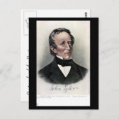 古いポストカード – アメリカのタイラー大統領 ポストカード (正面/裏面)