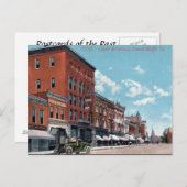 古いポストカード – アメリカ合衆国,アイオワ州,カウンシル・ブラフス ポストカード (正面/裏面)