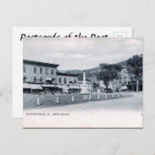 古いポストカード – アメリカ合衆国，バーモント州，ノースフィールド ポストカード (正面/裏面)