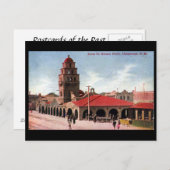 古いポストカード – アルバカーキ，ニューメキシコ，アメリカ ポストカード (正面/裏面)