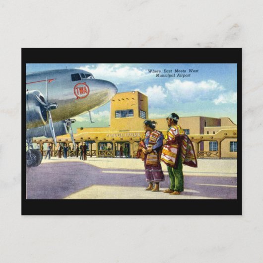 古いポストカード – アルバカーキ,ニューメキシコ ポストカード (正面)