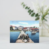 古いポストカード - アルバニアのドゥラッゾ/ドゥレス ポストカード (スタンド正面)