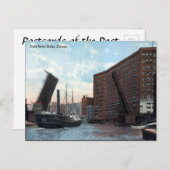 古いポストカード – イリノイ州シカゴ ポストカード (正面/裏面)