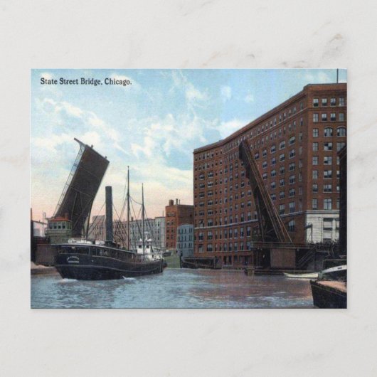 古いポストカード – イリノイ州シカゴ ポストカード (正面)