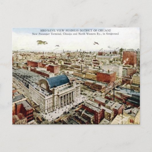 古いポストカード – イリノイ州シカゴ ポストカード (正面)