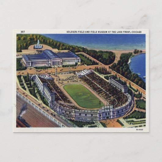 古いポストカード – イリノイ州シカゴ ポストカード (正面)