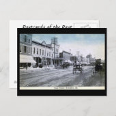 古いポストカード – イリノイ州ベルヴィデーレ ポストカード (正面/裏面)