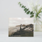 古いポストカード – ウィットリーベイ，ティーンと衣服 ポストカード (スタンド正面)