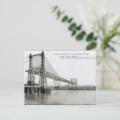 古いポストカード – ウィドネス&ランコーントランスポータブリッジ ポストカード (スタンド正面)