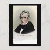 古いポストカード – ウィリアム・ハリソン米国大統領 ポストカード (正面)