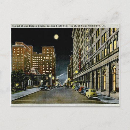 古いポストカード – ウィルミントン、デラウェア ポストカード (正面)