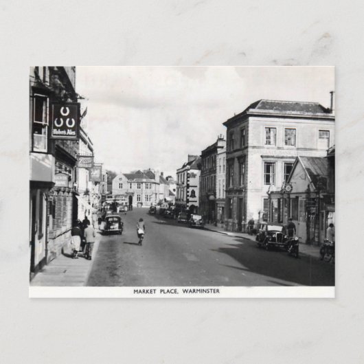 古いポストカード - ウォーミンスター, ウィルトシャー ポストカード (正面)