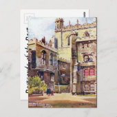 古いポストカード - オックスフォードのカリスト・チャーチ ポストカード (正面/裏面)