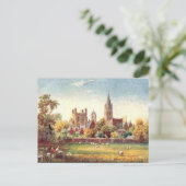 古いポストカード – オックスフォードのキリスト教会 ポストカード (スタンド正面)