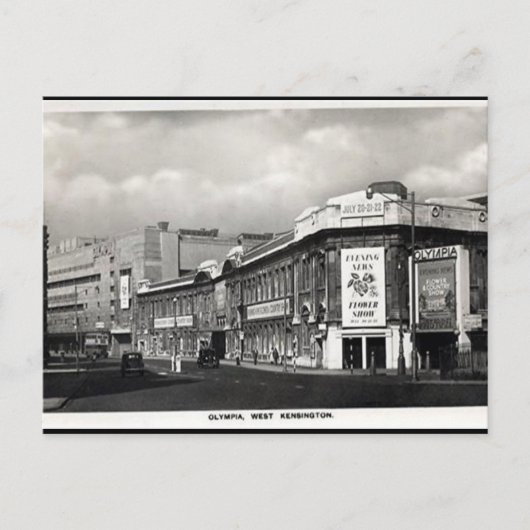 古いポストカード – オリンピア，ロンドン ポストカード (正面)