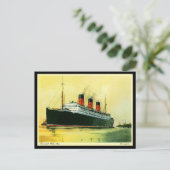 古いポストカード – カナードのライナー"Berengaria". ポストカード (スタンド正面)