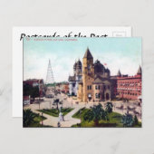 古いポストカード – カリフォルニア州サンノゼ ポストカード (正面/裏面)