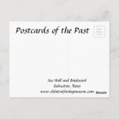 古いポストカード – ガルベストン,テキサス州 ポストカード (裏面)