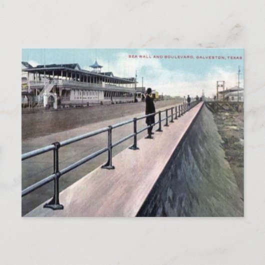 古いポストカード – ガルベストン,テキサス州 ポストカード (正面)