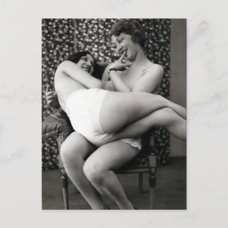 古いポストカード – ガールフレンド ポストカード