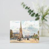 古いポストカード – クリスマスチャーチ, NZ ポストカード (スタンド正面)