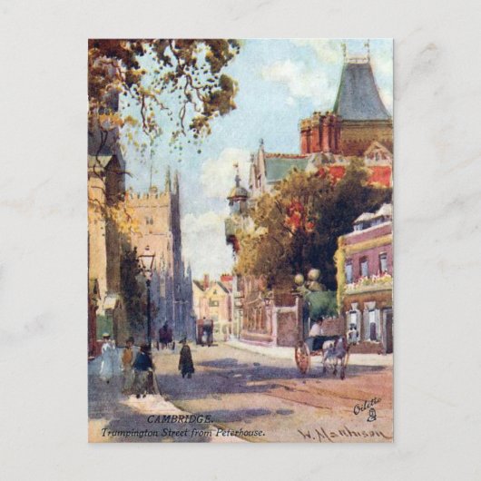 古いポストカード - ケンブリッジ ポストカード (正面)