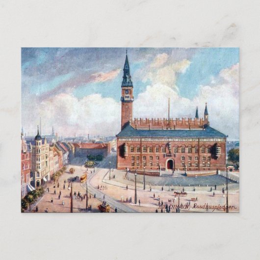 古いポストカード – コペンハーゲン,ロドースプラッセン ポストカード (正面)