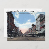 古いポストカード – コロンバス、インディアナ州，アメリカ ポストカード (正面/裏面)