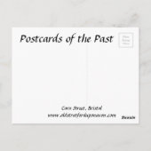 古いポストカード – コーン通り、ブリストル ポストカード (裏面)