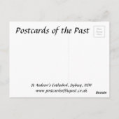 古いポストカード – シドニー、ニューサウスウェールズ州 ポストカード (裏面)