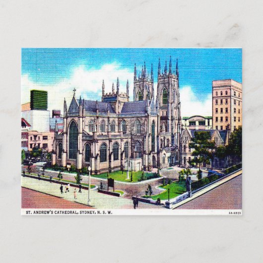 古いポストカード – シドニー、ニューサウスウェールズ州 ポストカード (正面)