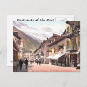 古いポストカード – シャモニー, Haute Savoie ポストカード (正面/裏面)