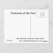 古いポストカード – シャモニー, Haute Savoie ポストカード (裏面)