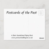 古いポストカード – ショートサンダーランド飛んでいるボート ポストカード (裏面)