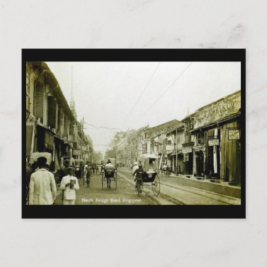 古いポストカード – シンガポール ポストカード (正面)