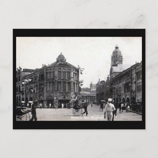 古いポストカード – シンガポール ポストカード (正面)