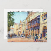 古いポストカード – シンガポール ポストカード (正面/裏面)