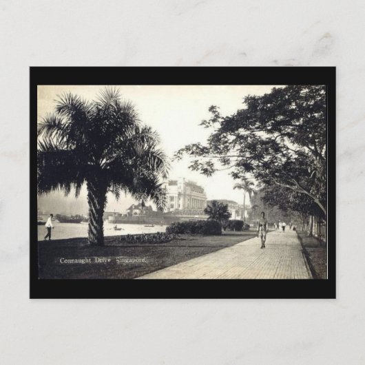 古いポストカード – シンガポール ポストカード (正面)