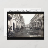 古いポストカード – シンガポール ポストカード (正面/裏面)