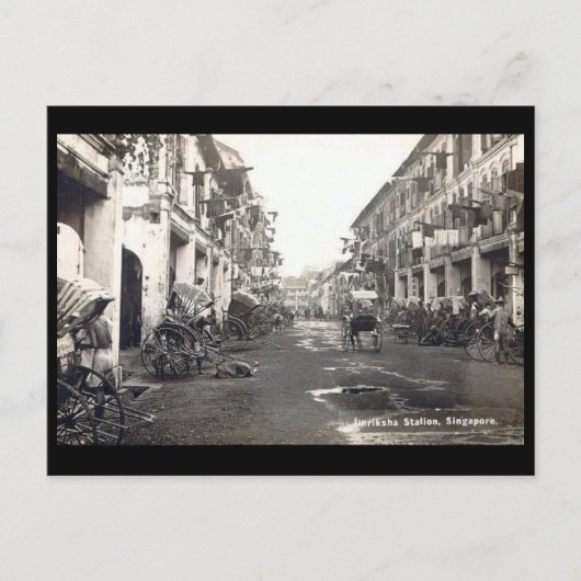 古いポストカード – シンガポール ポストカード (正面)