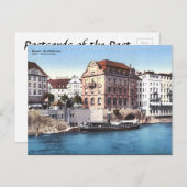 古いポストカード - スイス、バーゼル ポストカード (正面/裏面)