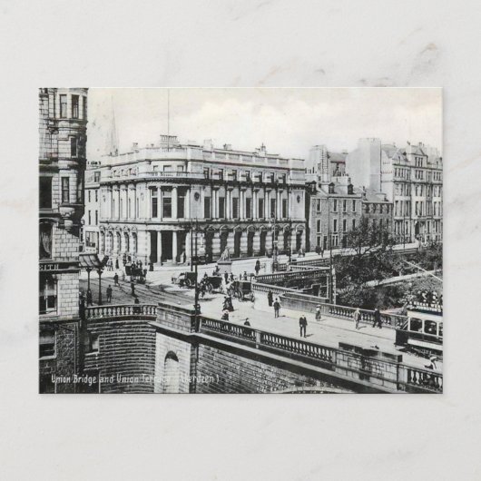 古いポストカード – スコットランド、アバディーン ポストカード (正面)